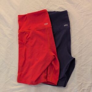 Lot of 2 DSG Women's Activate Performance Bike Shorts Medium